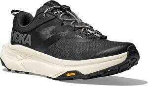 NEW HOKA men's transport everyday running shoes in black/alabaster